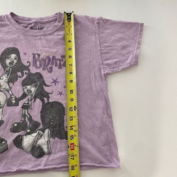 Bratz Graphic Tee | Purple Y2K Baby Tee | Size XS - Picture 6 of 7